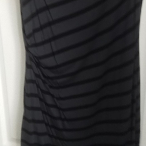 Ann Taylor loft cowl neck striped dress xl - Picture 2 of 4